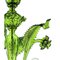Grüner Kronleuchter aus Muranoglas von Simoeng 2