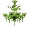 Green Murano Glass Chandelier 3