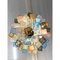 Mehrfarbiger quadratischer Kronleuchter aus Muranoglas von Simoeng 4