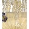 Lámpara de araña floral transparente y dorada de cristal de Murano de Simoeng, Imagen 3