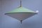 Lámpara de araña UFO italiana de metal y vidrio acrílico, 1950, Imagen 10