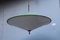 Lámpara de araña UFO italiana de metal y vidrio acrílico, 1950, Imagen 6