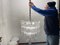 Lámpara de araña Tronchi grande de cristal de Murano, años 80, Imagen 10