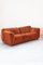 Orange Cinille Sofas, 1970s, Set of 2 6