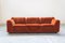 Orange Cinille Sofas, 1970er, 2er Set 5