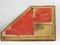Red Lacquered Wooden Decorative Panel with Landscape, China, 1950s 4