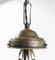 Lámpara de techo francesa Art Déco de vidrio y aluminio, años 30, Imagen 7