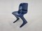 Mid-Century Blue Kangaroo Chair attributed to Ernst Moeckl, Germany, 1968, Image 3