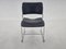 Mid-Century Black and Chrome Model 40/4 Side Chair attributed to David Rowland, 1977 3