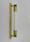 Vintage Art Deco Messing Sofitten Wandlampen, 2er Set 7