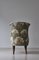 Scandinavian Emma Slipper Chair in Sanderson Textile, Early 20th Century 9