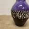 Vase Fat Lava Brutaliste Violet en Céramique de Carstens Tönnieshof, Allemagne, 1970s 5