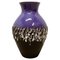 Brutalist Purple Fat Lava Ceramic Vase from Carstens Tönnieshof, Germany, 1970s 1