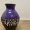 Vase Fat Lava Brutaliste Violet en Céramique de Carstens Tönnieshof, Allemagne, 1970s 7