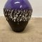 Brutalist Purple Fat Lava Ceramic Vase from Carstens Tönnieshof, Germany, 1970s 8