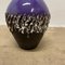 Vase Fat Lava Brutaliste Violet en Céramique de Carstens Tönnieshof, Allemagne, 1970s 8