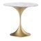 Daperly Small Carrara Golden Coffee Table by P. Rizzatto 1