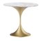 Daperly Small Carrara Golden Coffee Table by P. Rizzatto, Image 1