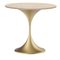 Daperla Small Travertine Golden Coffee Table by Paolo Rizzatto 1