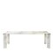 Ottanta Rectangular Calacatta Gold Dining Table by L. Bozzoli 1