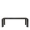 Ottanta Rectangular Dark Dining Table by Lorenza Bozzoli 1