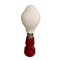 Lámpara Birillo en rojo de Carlo Nason para Mazzega, años 60, Imagen 1