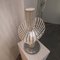 Lámpara italiana vintage de alambre blanco, años 60, Imagen 6