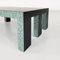 Postmodern Italian Coffee Table in Black Wood, 1980s 8