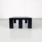 Postmodern Italian Coffee Table in Black Wood, 1980s, Image 6