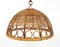 Mid-Century Rattan and Bamboo Pendant, Italy, 1960s, Image 11
