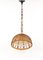 Mid-Century Rattan and Bamboo Pendant, Italy, 1960s 7