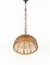 Mid-Century Rattan and Bamboo Pendant, Italy, 1960s 2