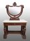 Antique Neapolitan Empire Dressing Table in Mahogany Feather with White Marble Top, 19th Century, Image 1