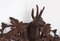 Antique Hand Carved Black Forest Deers Head Hat and Coat Rack, Image 5