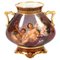 Hand-Painted Porcelain Vase from Royal Vienna, 19th Century 1