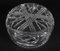 Vintage Schale aus geschliffenem Kristallglas, 1950er 10