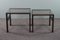 Tavolini ad incastro vintage in legno e vetro, anni '70, set di 2, Immagine 5