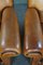 Large Vintage Sheep Leather Chairs, Set of 2, Image 9