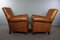 Large Vintage Sheep Leather Chairs, Set of 2, Image 3