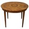 19th Century Louis Philippe Sorrento Walnut Parquetry Center Table 1
