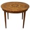 19th Century Louis Philippe Sorrento Walnut Parquetry Center Table, Image 1