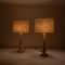 Volterra Alabaster Table Lamps, 1970s, Set of 2 9