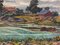 Casas de pasto, años 50, pintura al óleo, enmarcado, Imagen 9