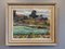 Pasture Houses, 1950s, Oil Painting, Framed 1