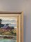 Casas de pasto, años 50, pintura al óleo, enmarcado, Imagen 5