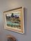 Pasture Houses, 1950s, Oil Painting, Framed 4