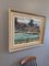 Case da pascolo, anni '50, dipinto a olio, con cornice, Immagine 3