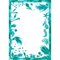 Rectangular Cotton and Linen Donna Aqua Tablecloth for 10 People by Alto Duo, Image 1