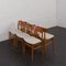 Dänische Mid-Century Stühle aus Teak & Grauer Wolle, 1960er, 6er Set 8