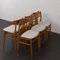 Dänische Mid-Century Stühle aus Teak & Grauer Wolle, 1960er, 6er Set 7